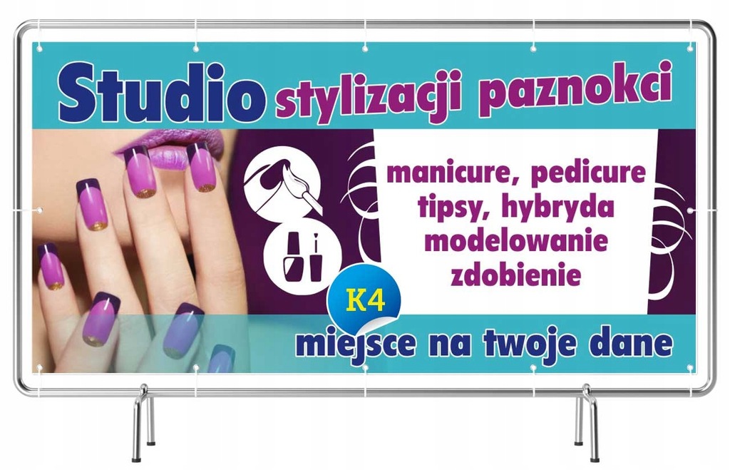 HIT! Gotowe Projekty REKLAMA 2x1 - Manicure