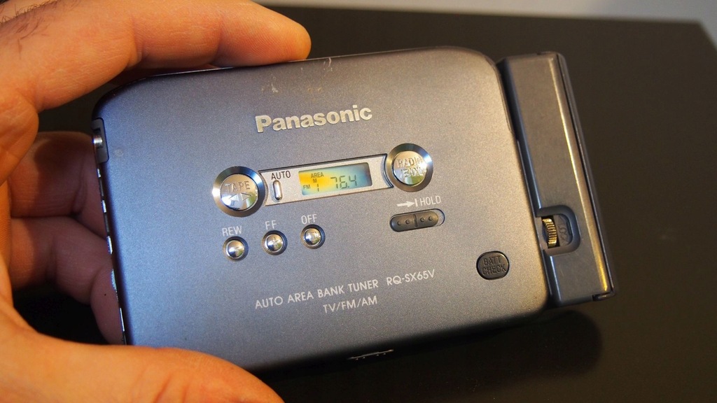 美品DE可動品】Panasonic カセットプレーヤー RQ-SX65V - オーディオ機器