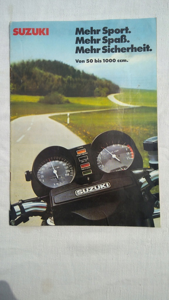 Suzuki - prospekt do 50- do 1000 cm3