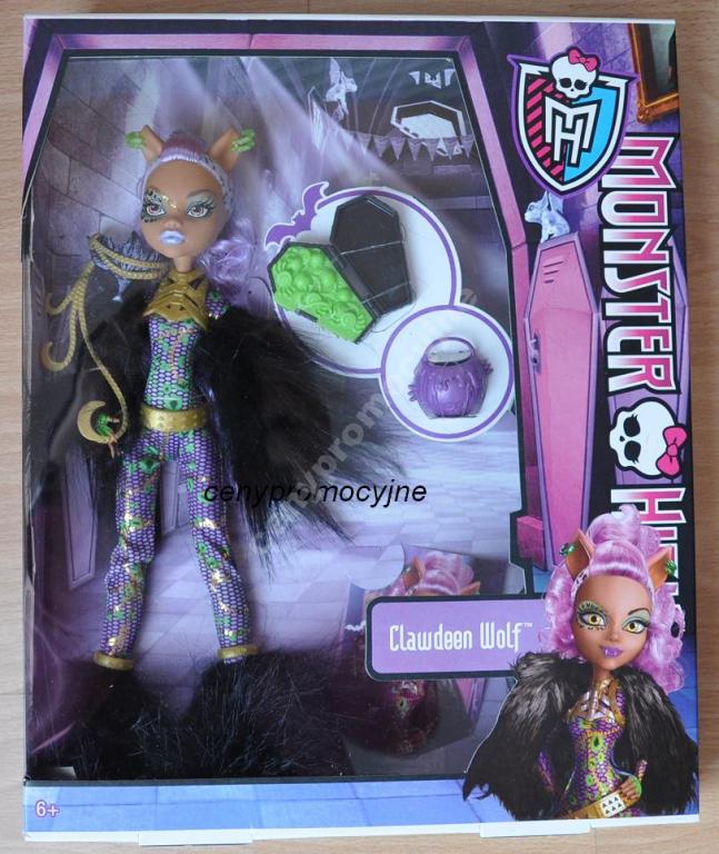 MONSTER HIGH UPIORNE HALLOWEEN CLAWDEEN WOLF