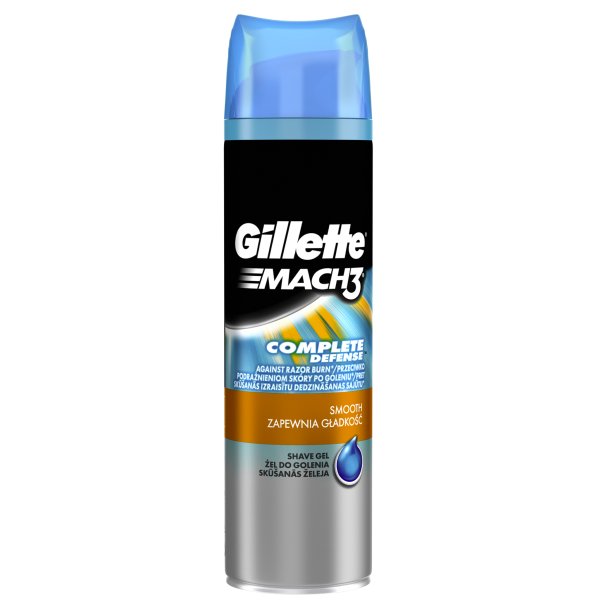 Żel Gillette Mach 3 efekt gładkiej skóry 200 ml