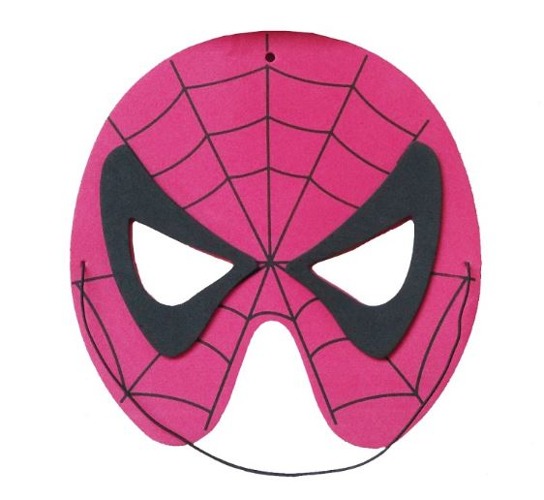 maska z pianki spiderman bajka strój przebranie
