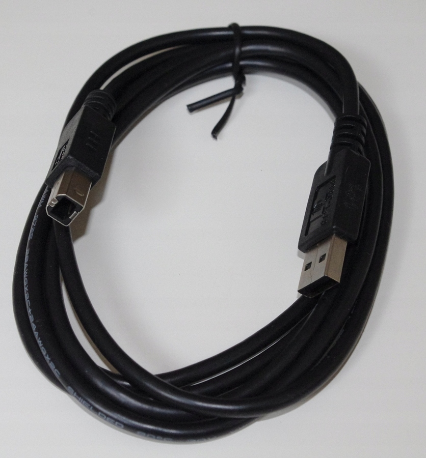 Kabel USB do drukarki, czarny, 1,8m