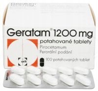 UCB Pharma Geratam 1200mg 100tabl PIRACETAM APTEKA