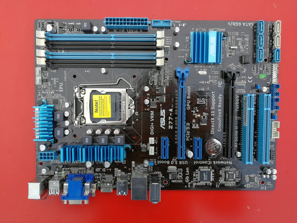 ASUS Z77-A BOX OC pod i7-3770K i5-2500