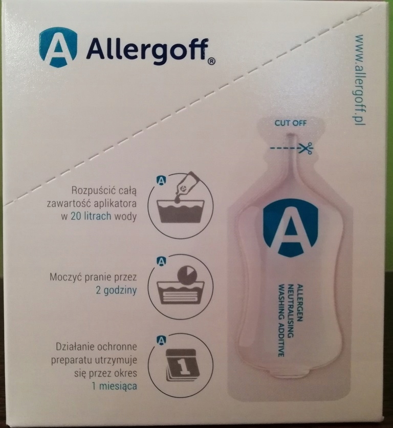 Allergoff płyn do prania 6x20ml - OKAZJA!