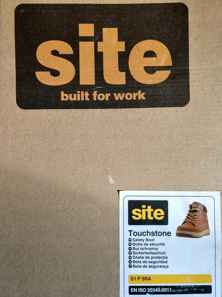 site touchstone safety boots dark honey