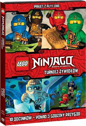 LEGO NINJAGO TURNIEJ ŻYWIOŁÓW 1+2 10odc. 2xDVD 24h