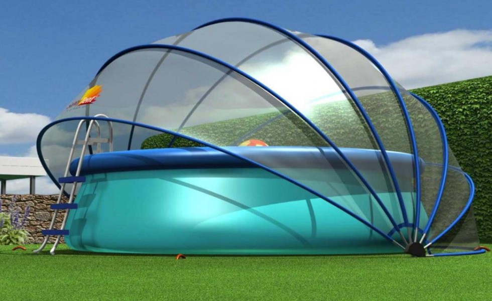 zadaszenie namiot trampolina piaskownica basen