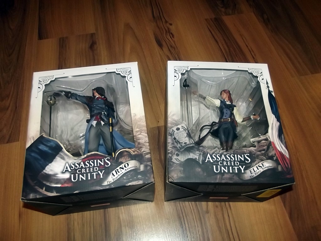 ASSASSIN'S CREED UNITY ELISE + ARNO - FIGURKI !!