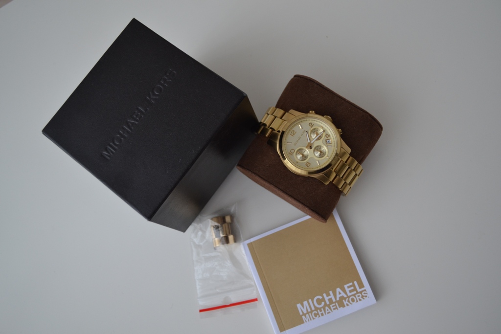 Oryginalny złoty zegarek Michael Kors 5055