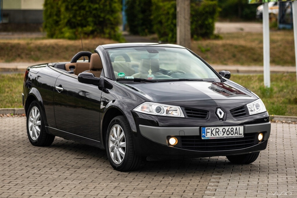 RENAULT MEGANE CABRIO 1.6i SKÓRY KLIMA 2007 ALU PL