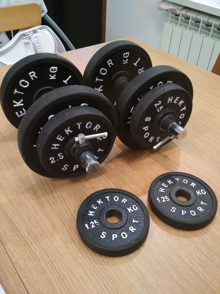 Hantle HEKTOR 2X17kg + 2x1,25kg OGUMOWANE!!