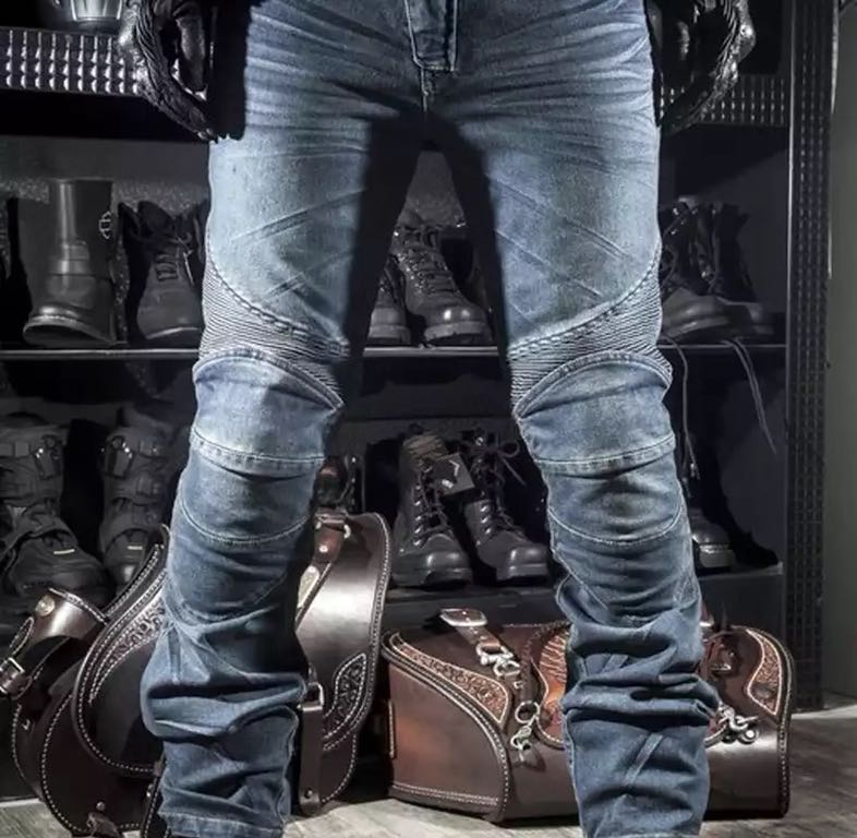 Spodnie motocyklowe KOMINE JEANS ochraniacz hit