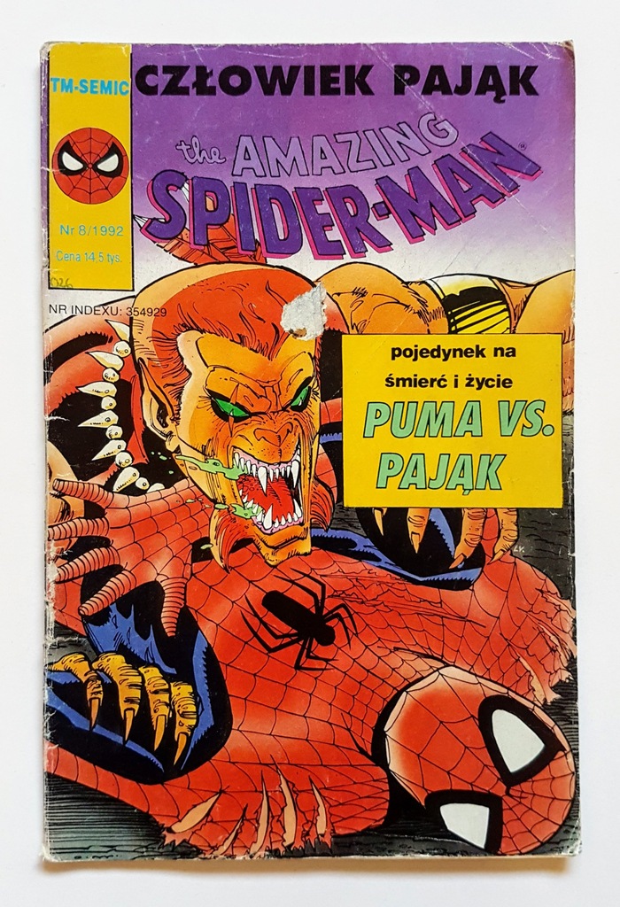 The Amazing Spider-Man 8/1992 (8/92)