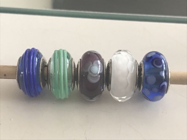 Pandora charmsy wycofane murano zestaw