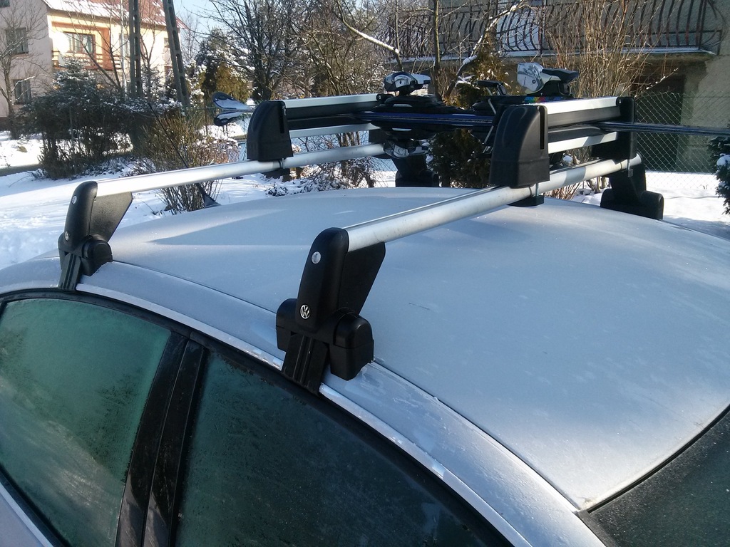VW Belki Bagażnik dachowy Passat B5 FL relingi
