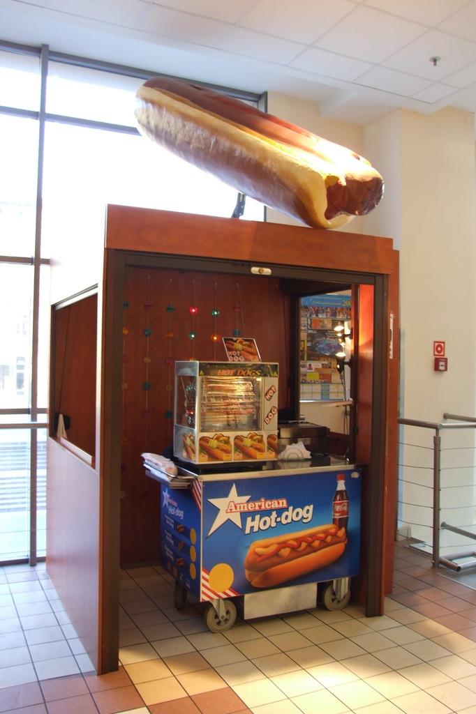 WÓZEK DO HOT DOGÓW WRAZ Z CAŁYM OSPRZĘTEM