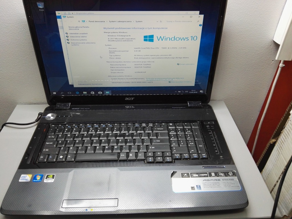 Acer aspire 8735g апгрейд