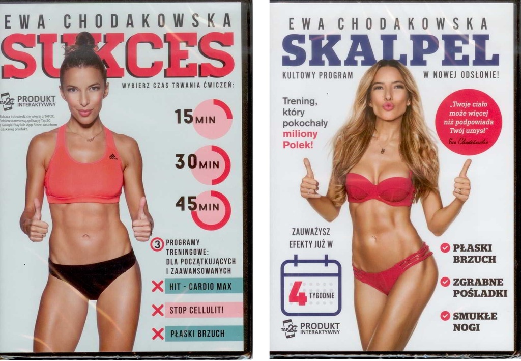 EWA CHODAKOWSKA Sukces + Skalpel 2017 [ 2 DVD ]