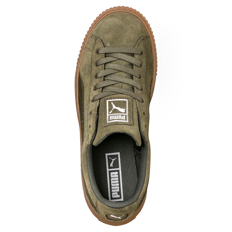 puma suede platform animal