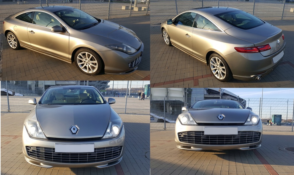 RENAULT LAGUNA III Coupe 3.0 dci 235 KM ZŁOTA FULL