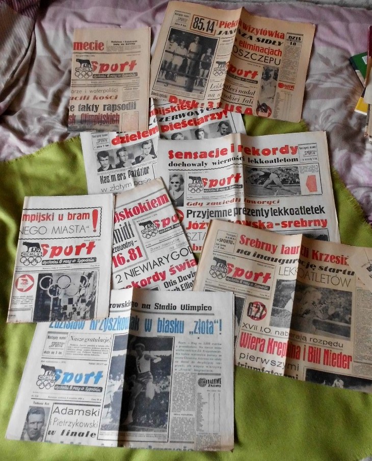 Gazety Sportowe-Sport i Przegląd sportowy 1960 PRL