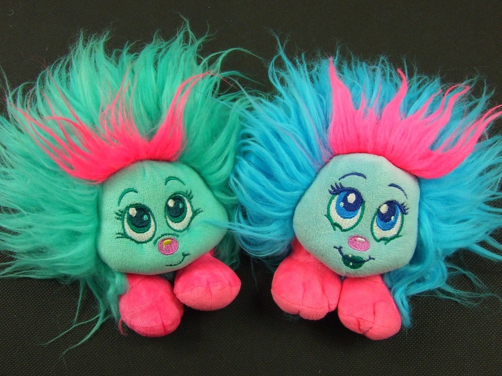 MASKOTKA SHNOOKS, SNOOKS 2 SZT ZIELONY, NIEBIESKI