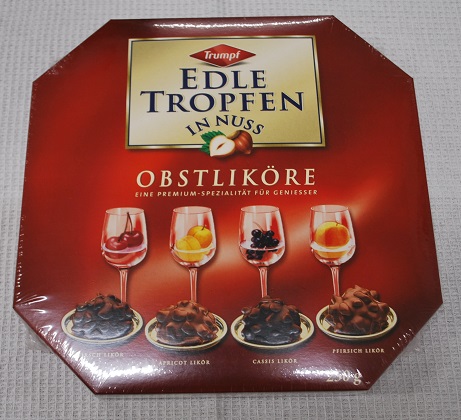 EDLE TROPFEN 250g bombonierka z alkoholem
