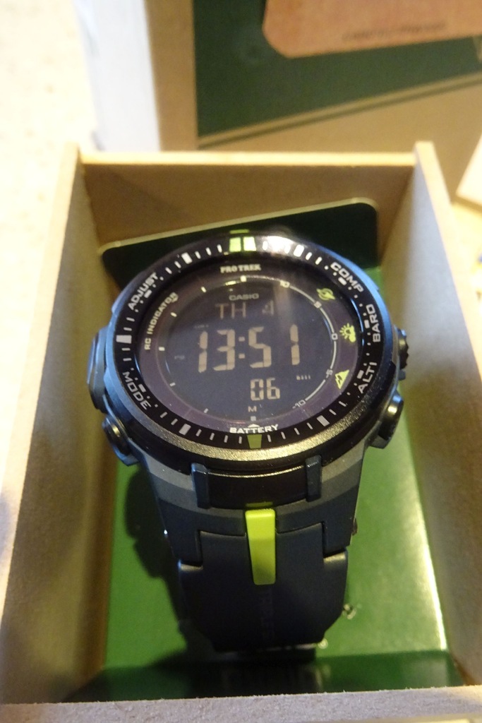 CASIO PROTREK PRW-3000-2ER triple sensor V.3 solar
