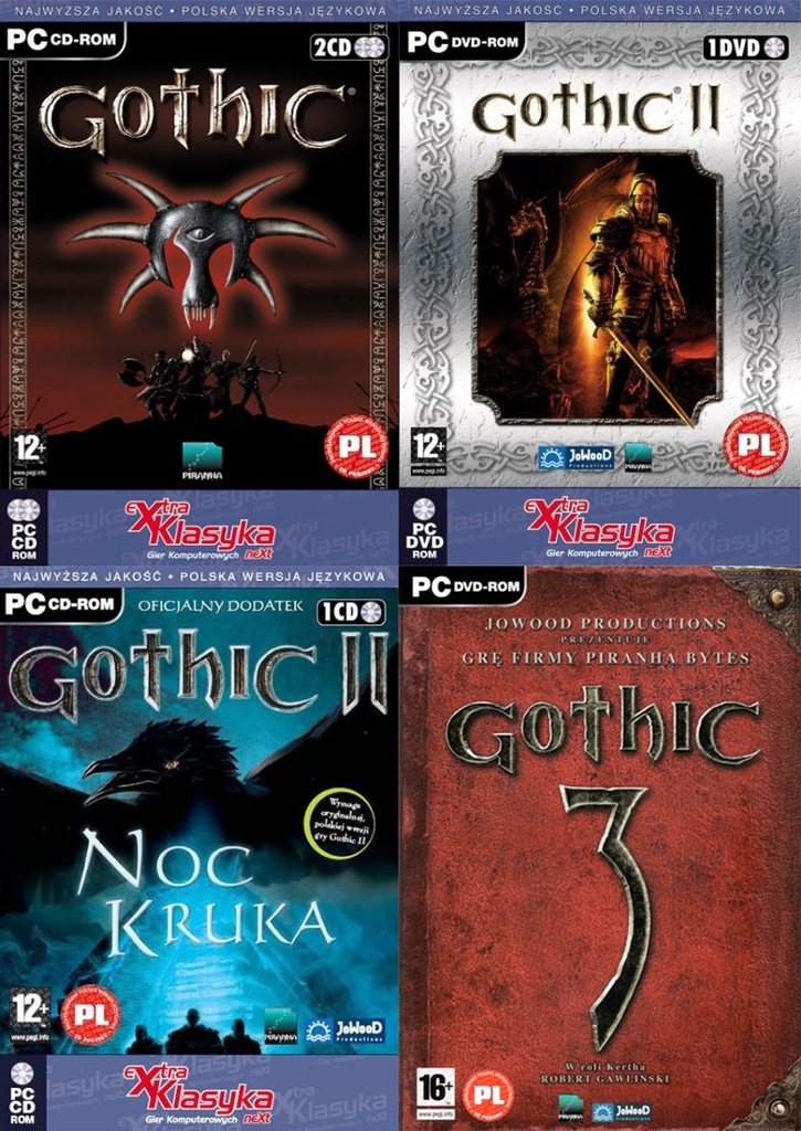 Gothic Universe 1+2+3 KLUCZ STEAM POLSKI JĘZYK