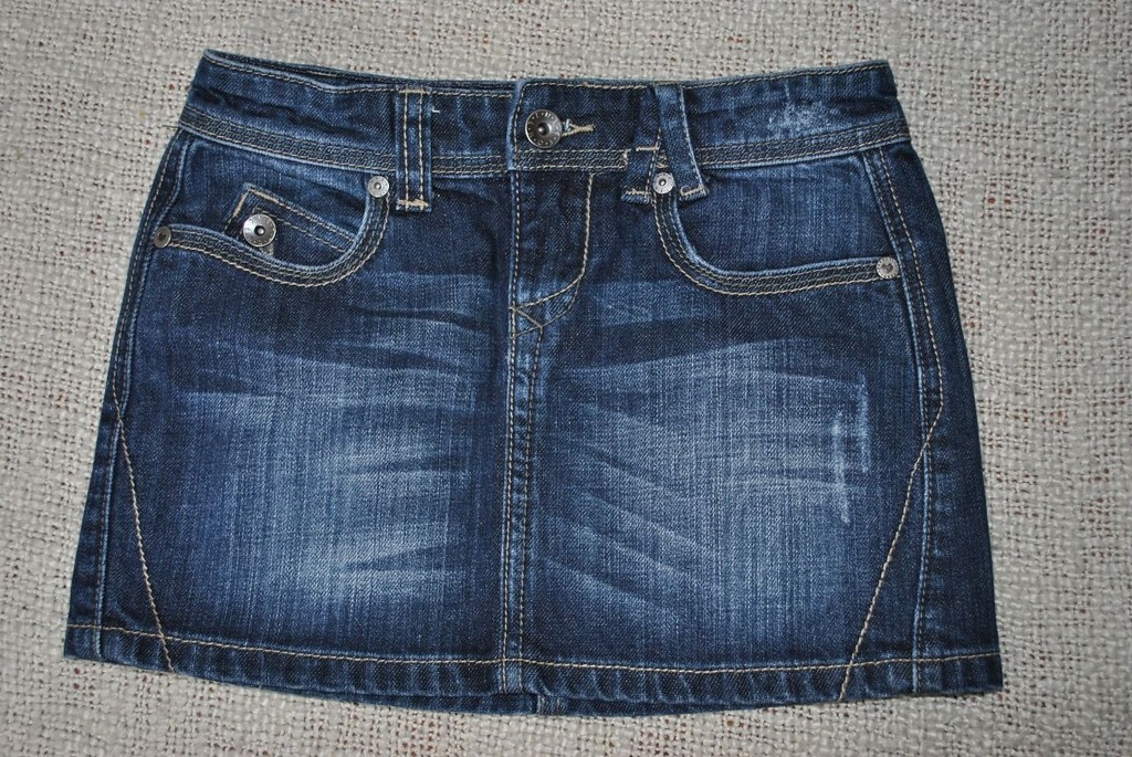 Spódnica jeansowa 128/134. BENNETON JEANS
