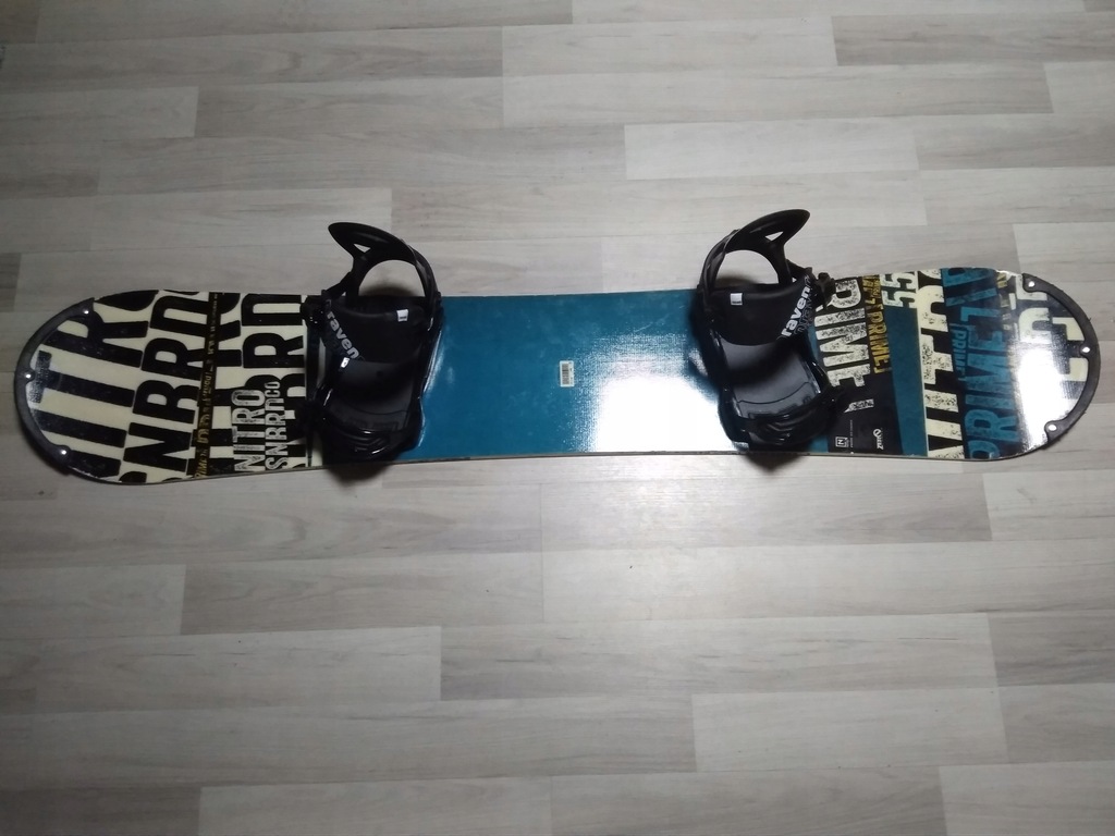 Deska Snowboard NITRO PRIME 155 cm + Wiązania NOWE