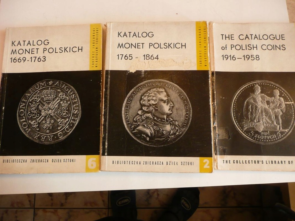 3 katalogi monet polskich DESA