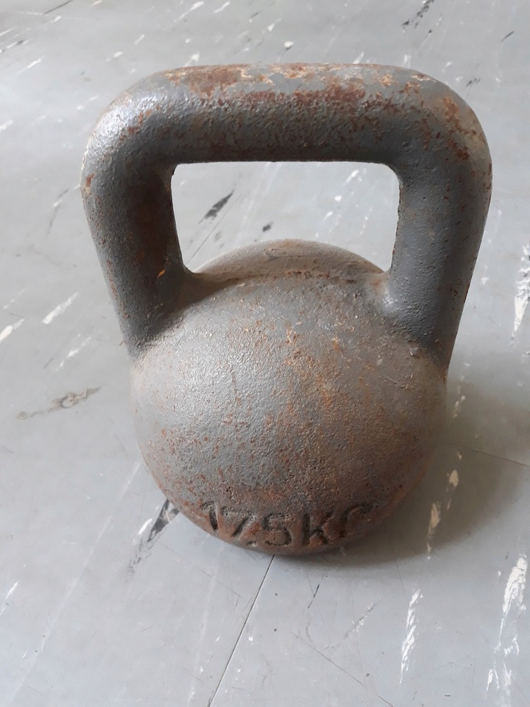 CIĘŻARKI 17,5 KG i 3 KG POLSPORT Dzwon Odważnik