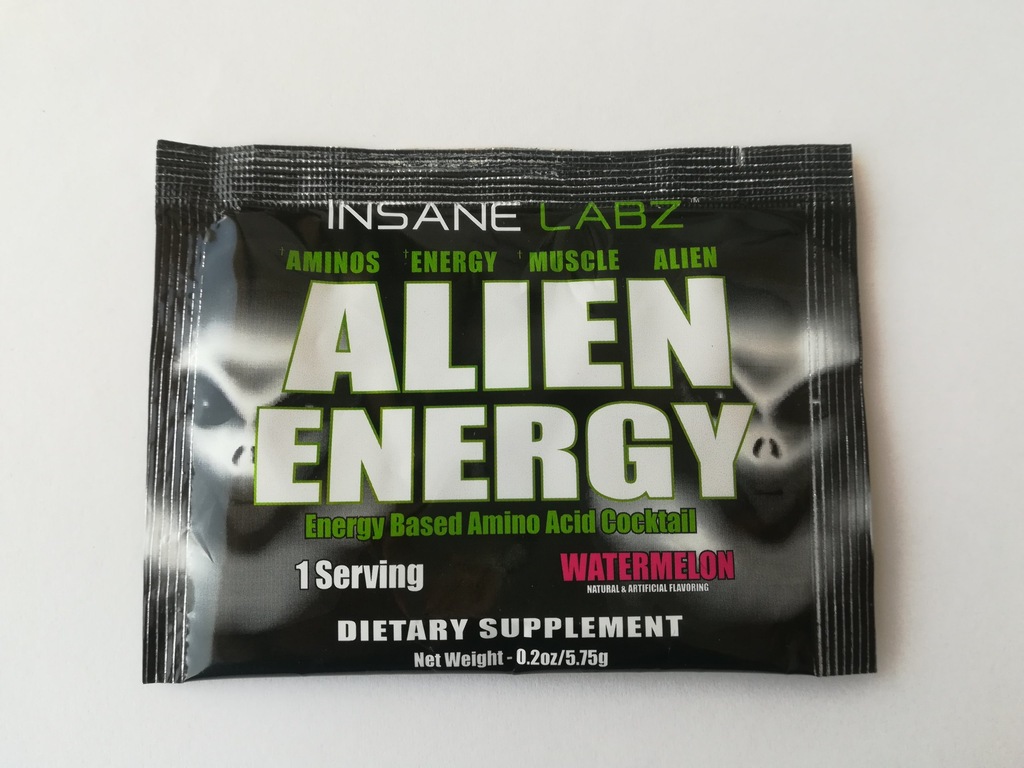 INSANE LABZ ALIEN ENERGY !!! PRÓBKA BCAA !!!