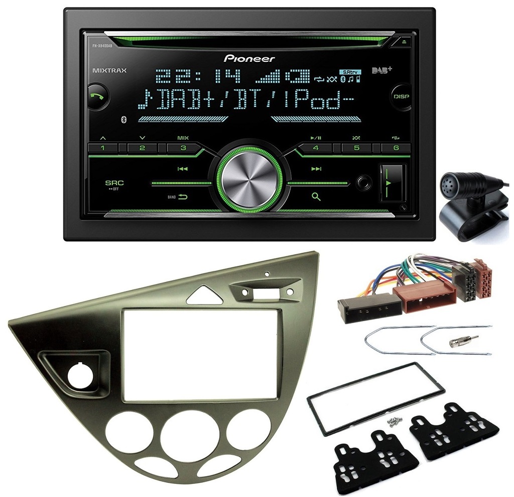 PIONEER FH-X840DAB RADIO 2DIN DAB FORD FOCUS MK1 