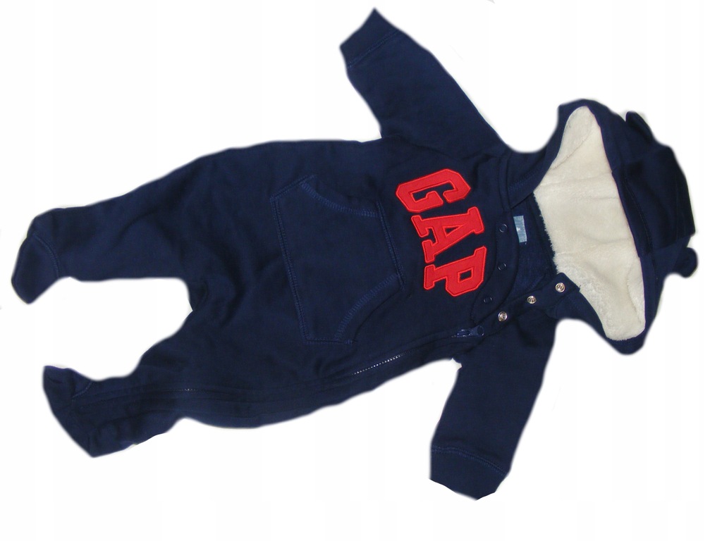 Pajacyk piżama dla Chłopca kombinezon GAP 0-3 M