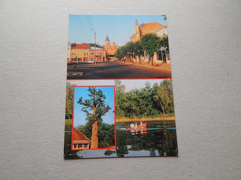 Pilzno k. Dębica rynek Zdżary staw, dąb