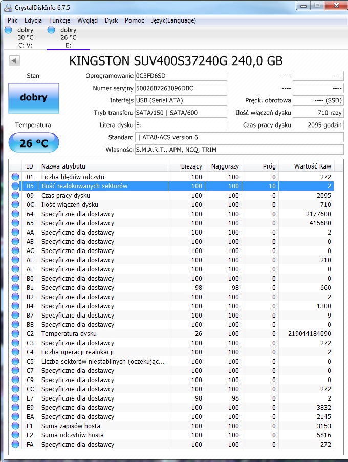 Kingston SUV400S 240GB SSD - 7281867920 - oficjalne archiwum Allegro