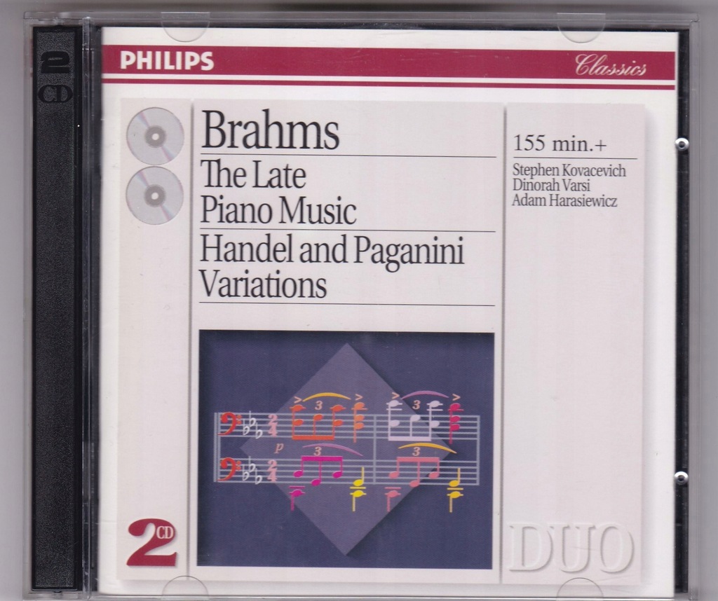 Brahms: Late Piano Music Adam Harasiewicz 2CD - 7528000352 - oficjalne  archiwum Allegro