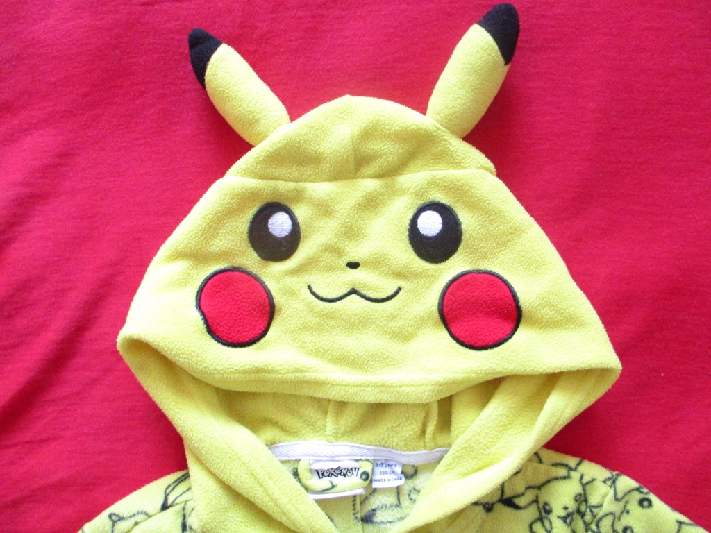 Pokemon Pukaczu kostium STRÓJ PRZEBRANIE 8 - 9 lat