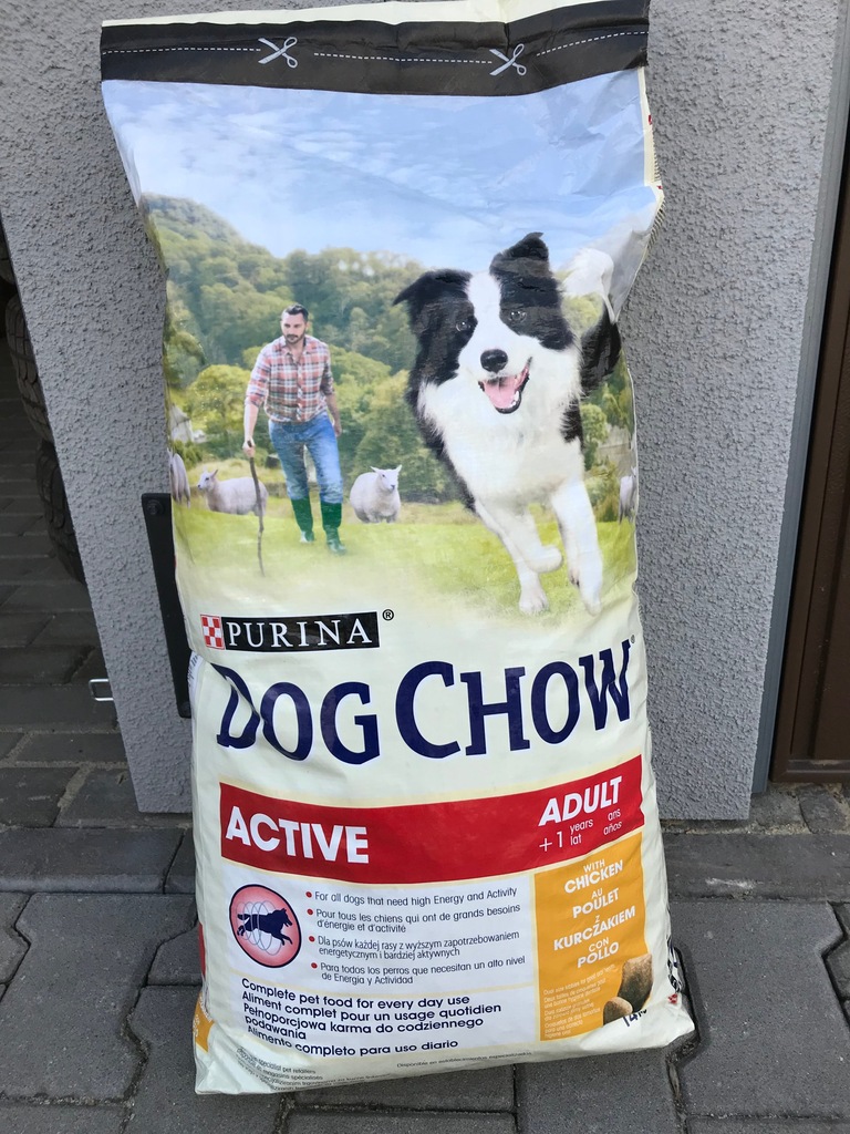 PURINA DOG CHOW ADULT ACTIVE AKTYWNE PSY 14KG