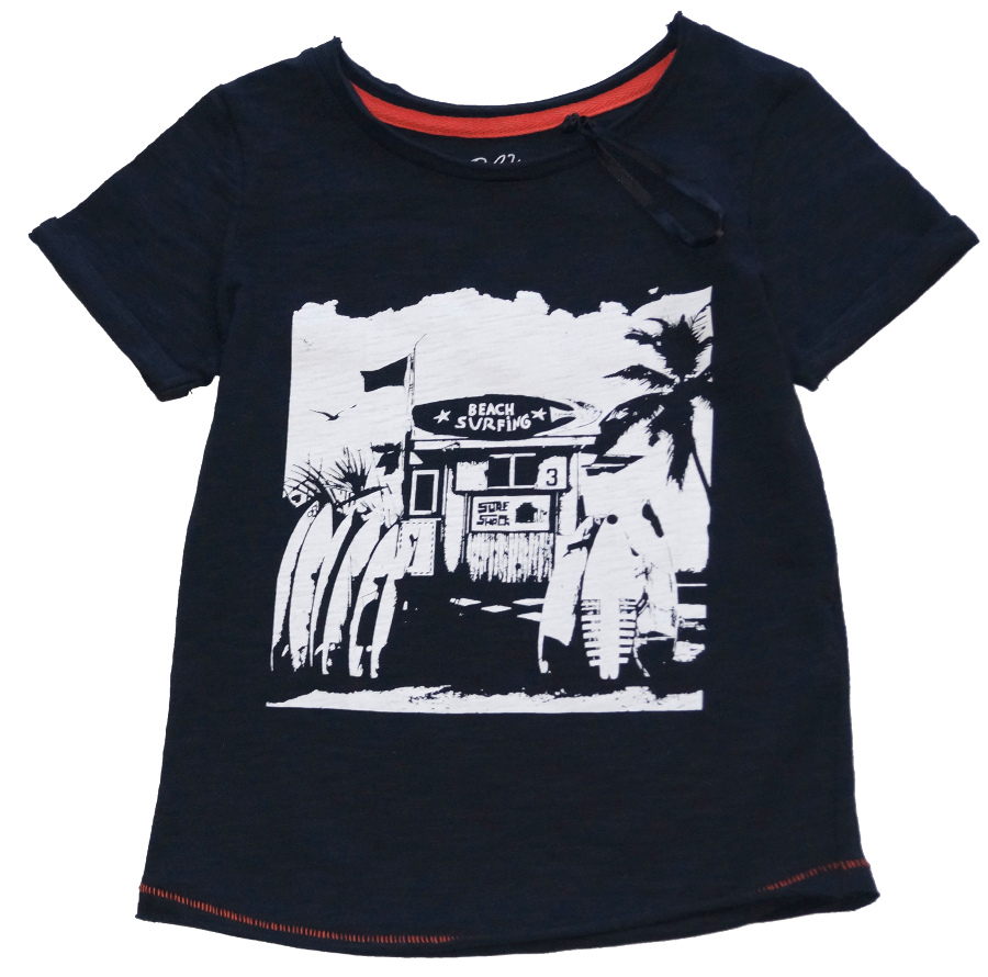 MOTHERCARE t-shirt Surfing black BABY K NEW 122