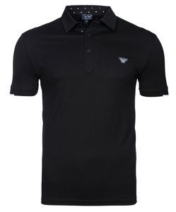 ARMANI JEANS czarna koszulka polo P65 XL