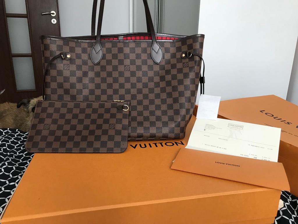 LOUIS VUITTON NEVERFULL MM DAMIER EBENE VITKAC 7433707734