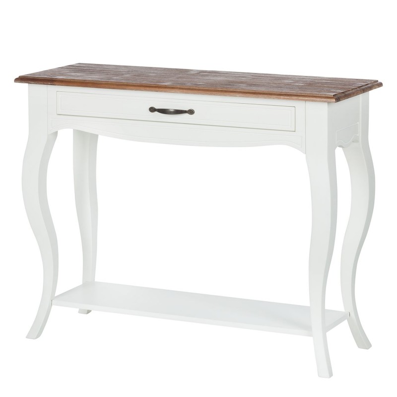 Polimebel Outlet Konsola 100x38 Drewno Akacja