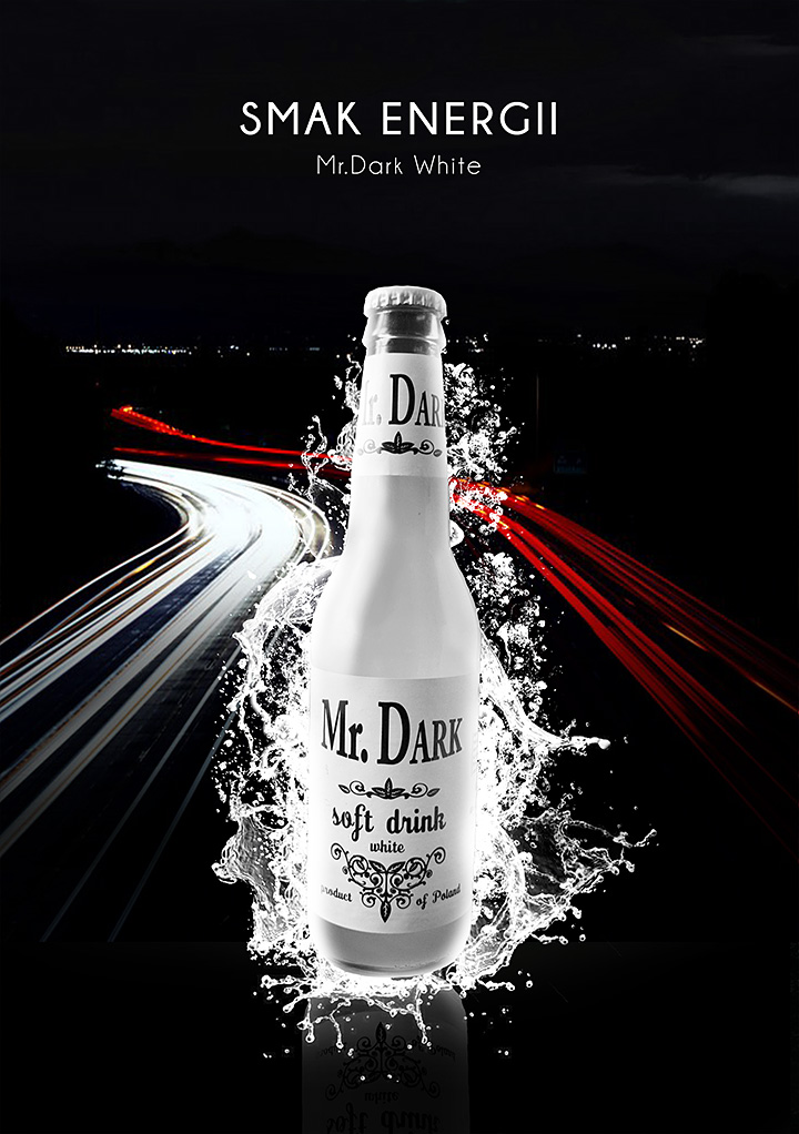 White Cola jedyna na Świecie biała kola Mr. Dark