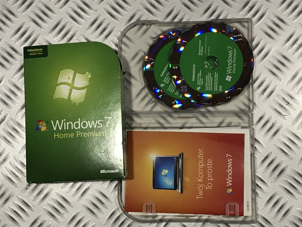 Windows 7 Home Premium PL 32/64 bit UPGRADE BOX