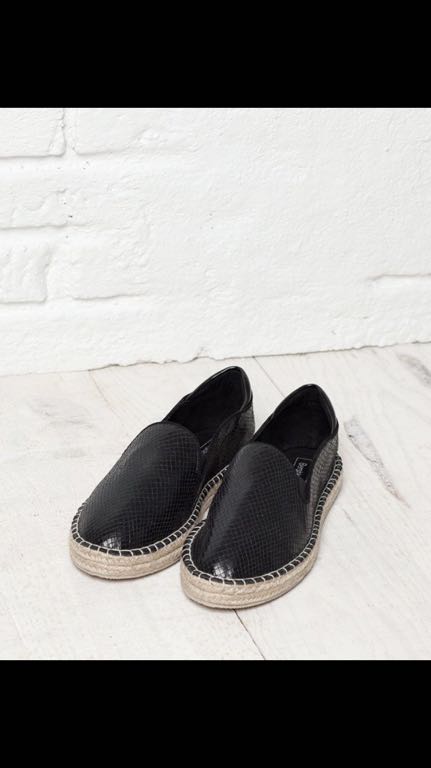 Espadryle roz 37 nowe czarne